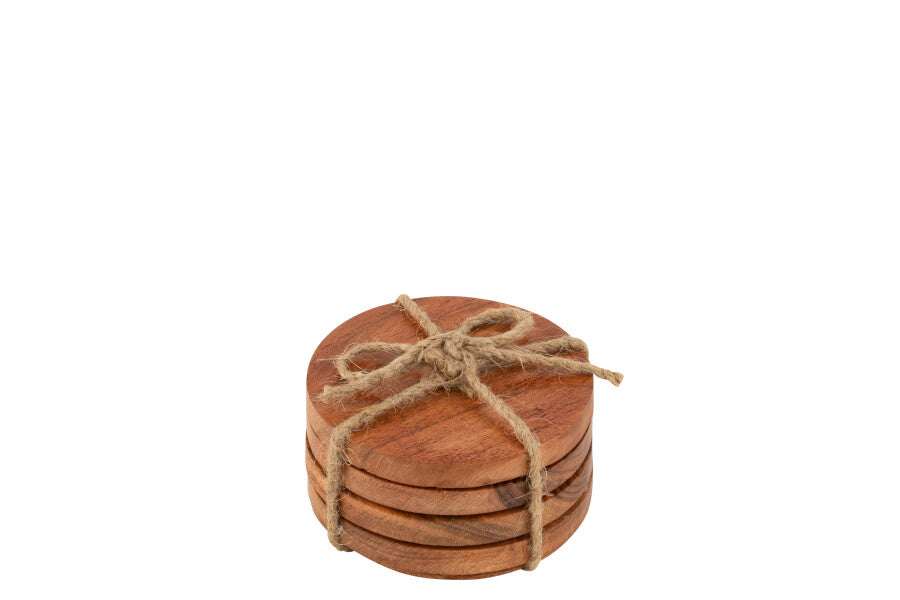 Set of 4 Round Coasters