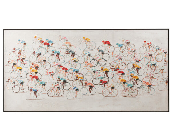 Pintura Ciclistas en Lienzo