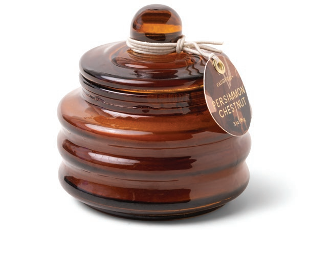 Vela Bote Cristal Persimmon