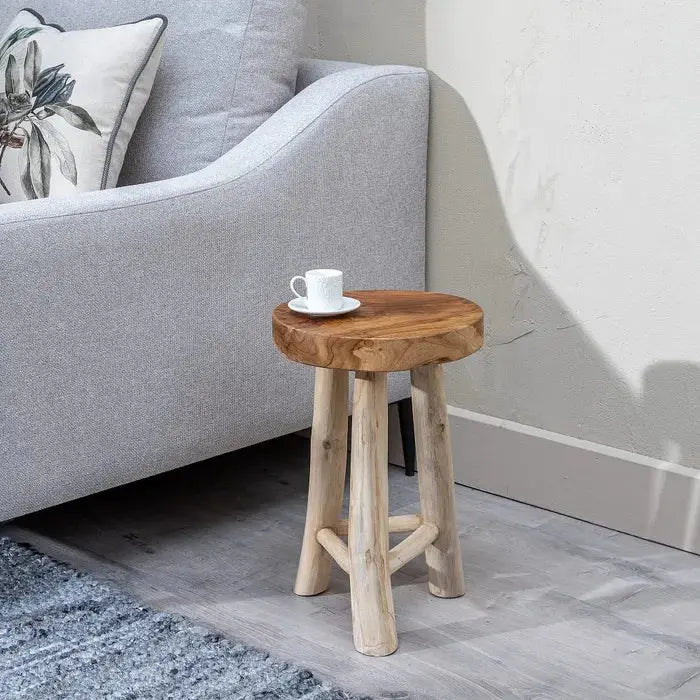 Taburete de Madera de Teca