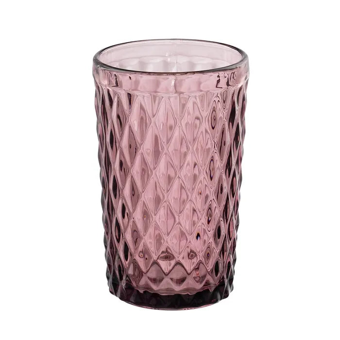 Vaso Rosa de Cristal