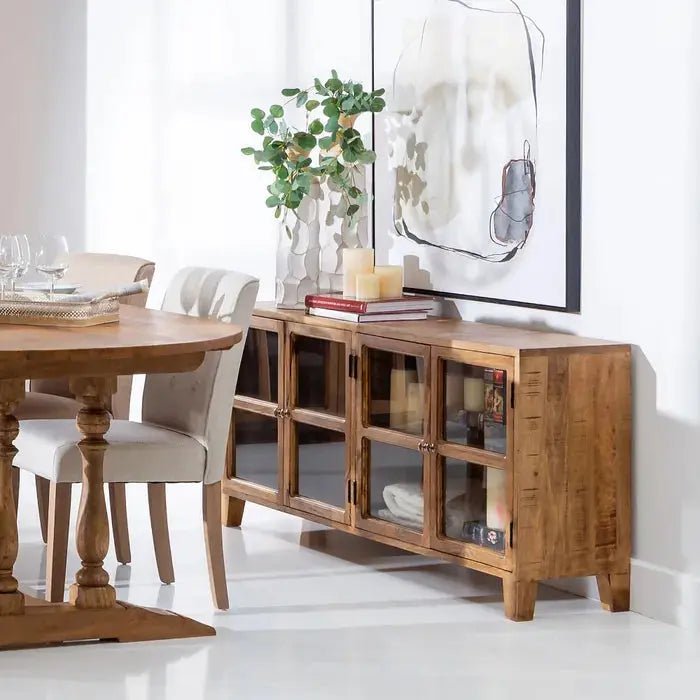 Rustic showcase sideboard