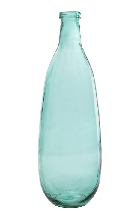 Jarrón Botella Cristal