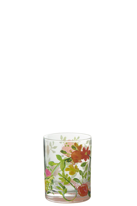 Vaso Vidrio Floral
