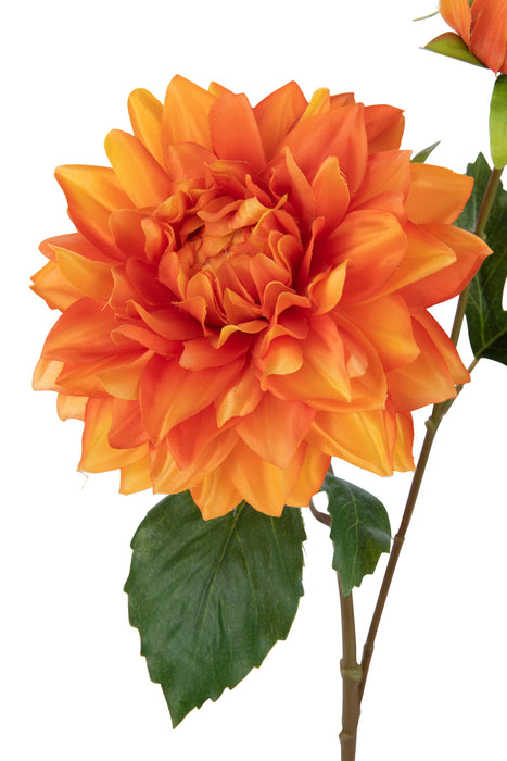 Dahlia Elise Artificial Naranja