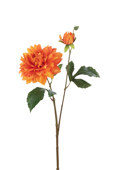 Dahlia Elise Artificial Naranja