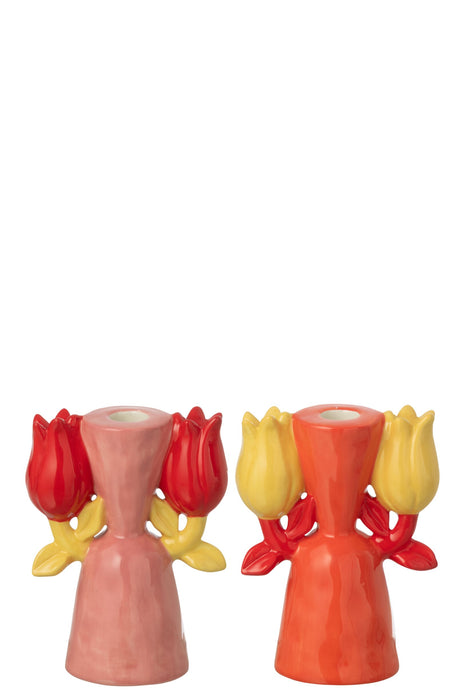 Candelabro Tulip Dolomita Multicolor