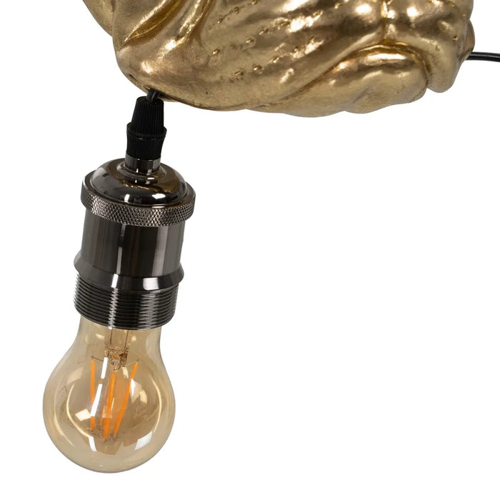 Lámpara Aplique Pared Bull Dog Oro