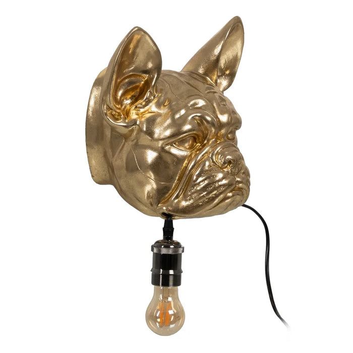Lámpara Aplique Pared Bull Dog Oro