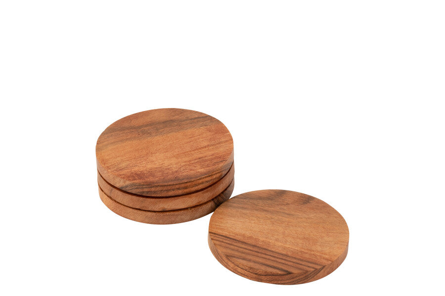 Set of 4 Round Coasters 