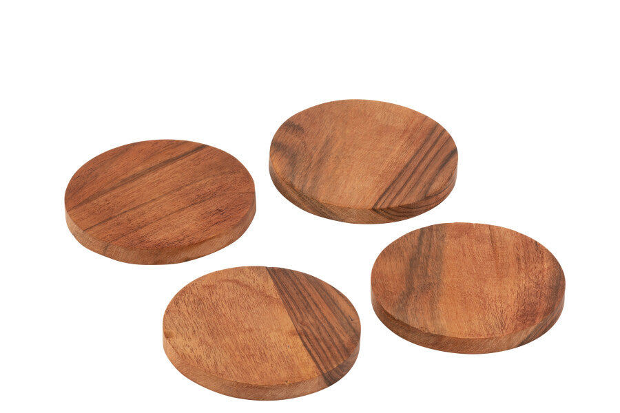 Set of 4 Round Coasters 