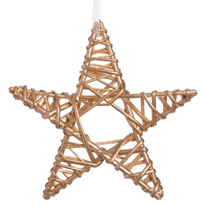 Estrella de Mimbre Oro