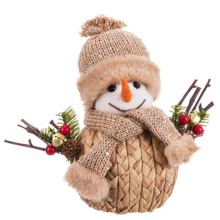 Muñeco de Nieve de Paja