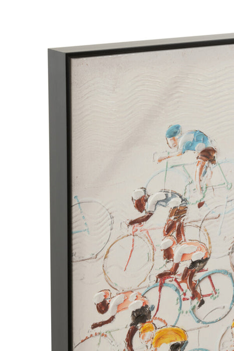 Pintura Ciclistas en Lienzo