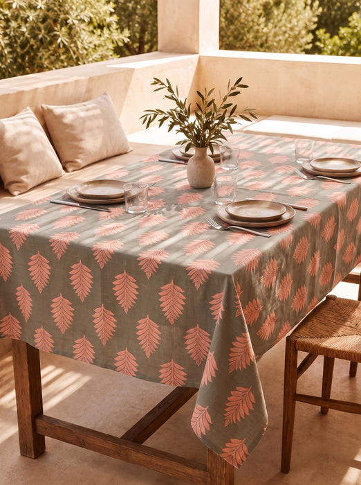 Mantel Estampado Hojas