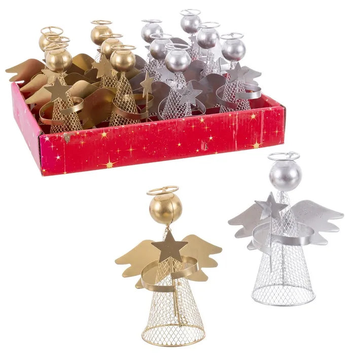 Ángel de Metal Decoración Navidad