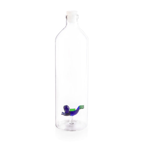 Botella de Vidrio con Decoración 1.2L