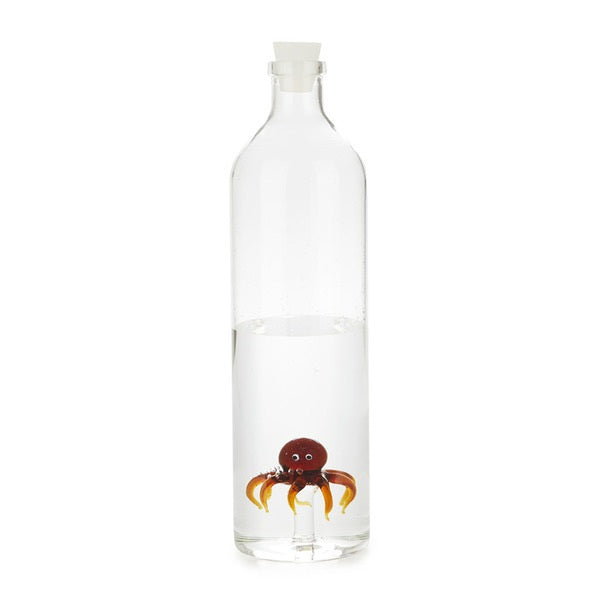 Botella de Vidrio con Decoración 1.2L
