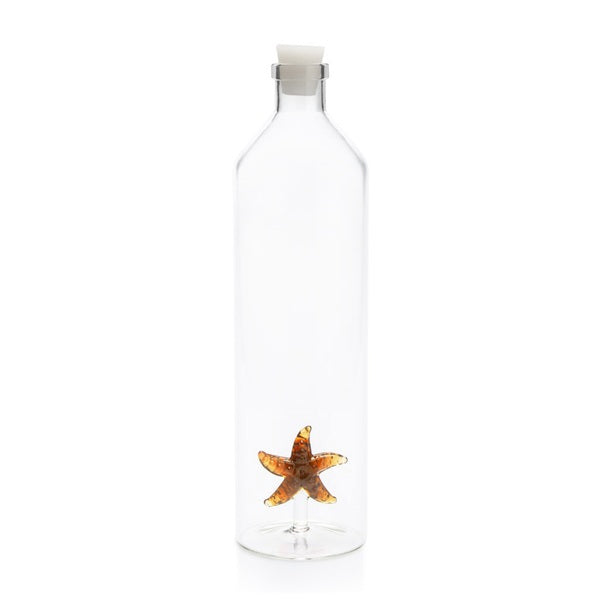 Botella de Vidrio con Decoración 1.2L