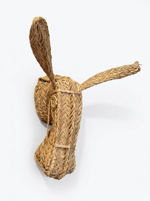 Cabeza de burro de esparto artesanal - Mediano