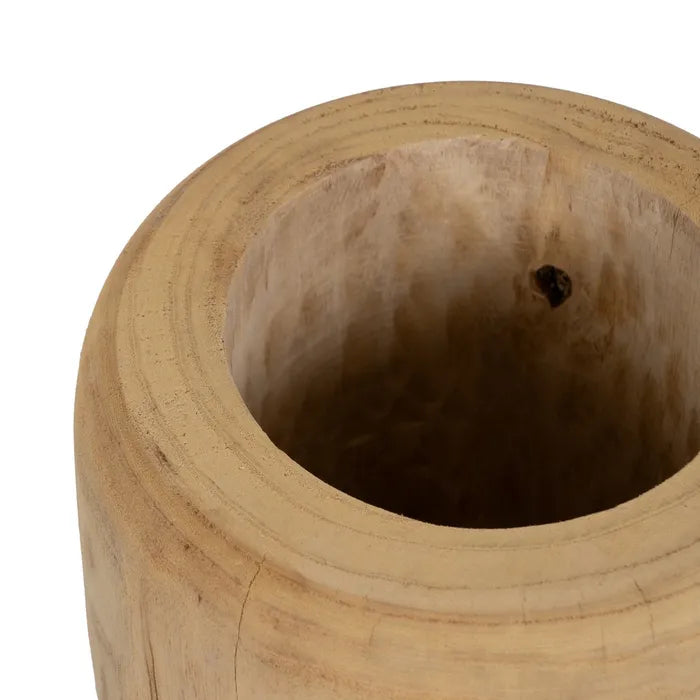 Natural Wooden Vase