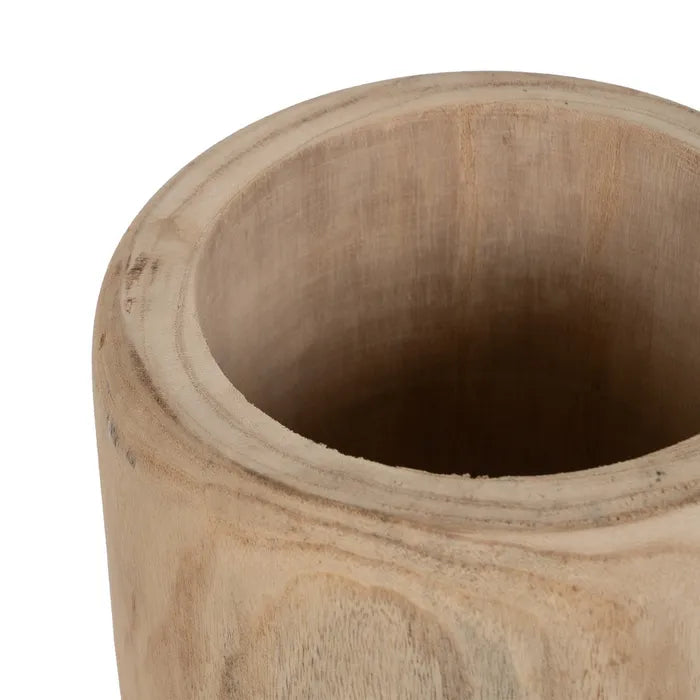 Natural Wooden Vase