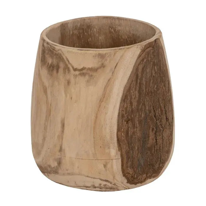 Jardinière en bois naturel
