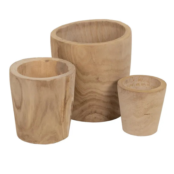 Jardinière en bois rustique