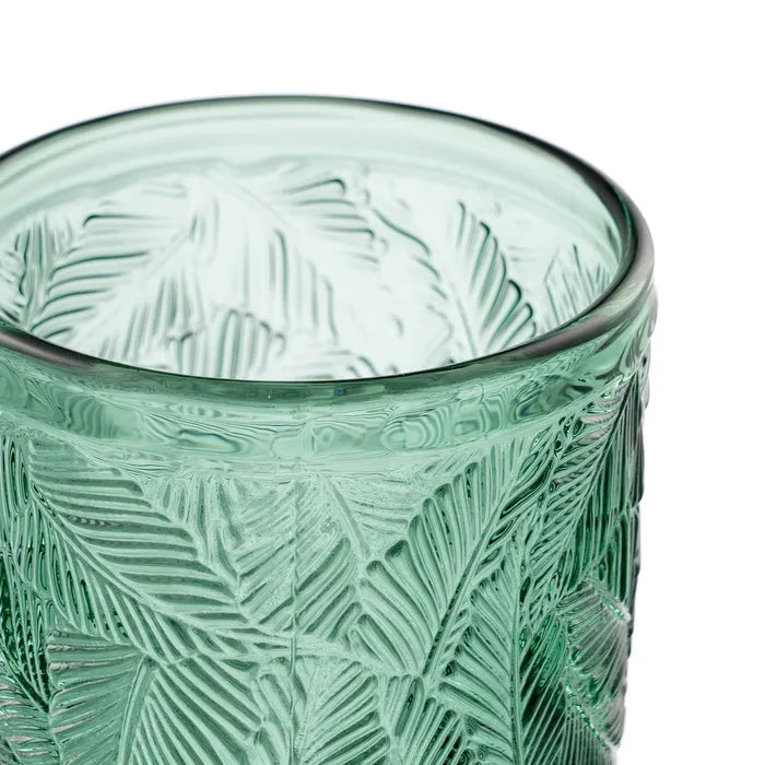 Vaso Verde Cristal Decoración