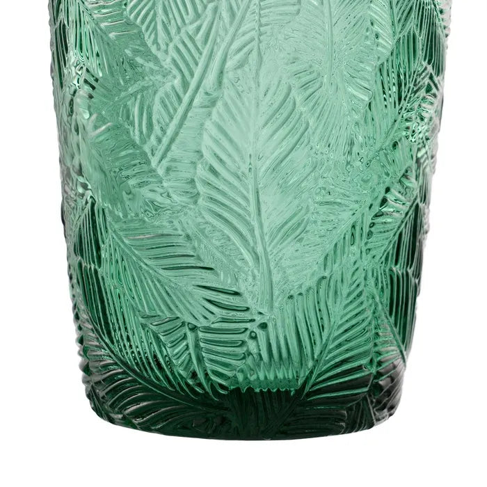 Vaso Verde Cristal Decoración