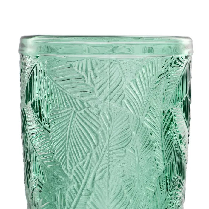 Vaso Verde Cristal Decoración