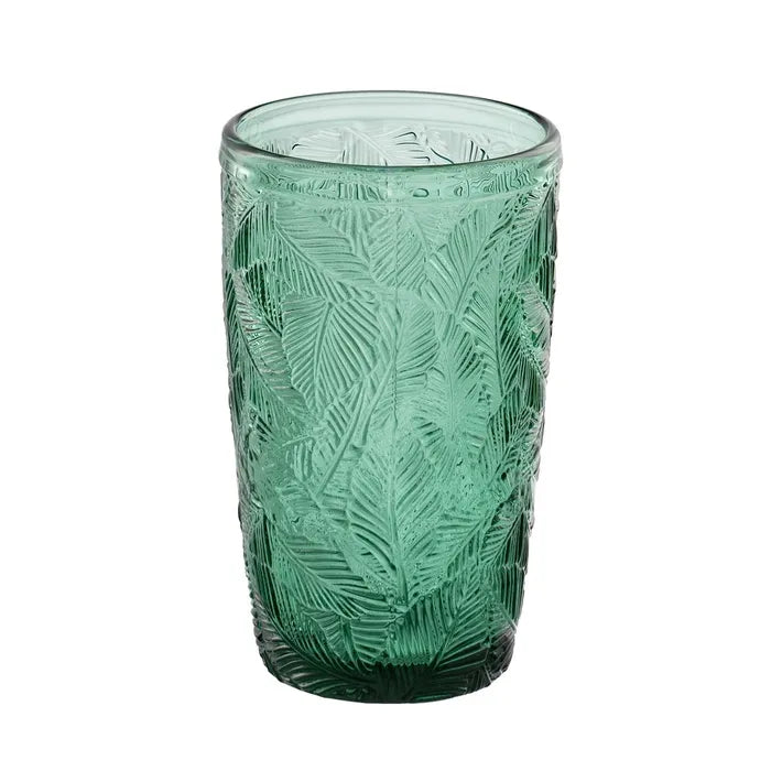 Vaso Verde Cristal Decoración